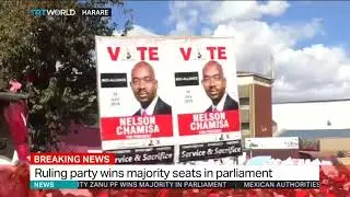 Zimbabwe's ruling party wins majority seats in parliament