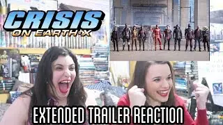 CRISIS ON EARTH X EXTENDED TRAILER REACTION