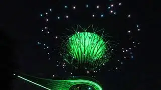 Supertree light show