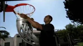 Shoot-Around Basketball Ball Return Demonstration
