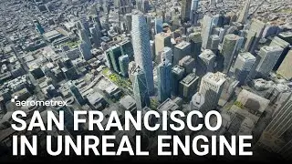 Aerometrex 3D Model of San Francisco in Unreal Engine