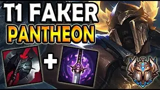 T1 Faker PANTHEON MID vs CASSIOPEIA - Lol Ranked Korea ✔️