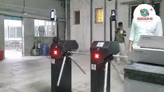 SIDDHI Semi Automatic Vertical Tripod Turnstile Gate