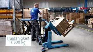 Liza inclinare palet HanseLifter BHN1t - 1000kg #hanselifter #lizainclinabila #utilajeprofesionale
