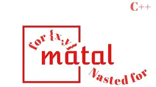 C++ / سي بلس بلس / Nasted for / Arabic