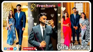 FRESHER'S 2k24 ❤️ || Geeta University,Delhi NCR || Fully Enjoyed ||