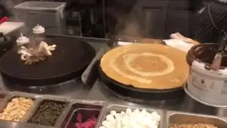 Chicken Alfredo Crepe at Sweet Par&iacute;s