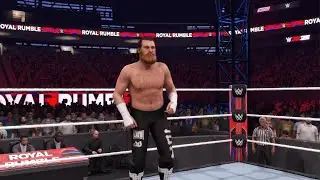 WWE 2K25 Sami Zayn vs Drew McIntyre Royal Rumble prediction