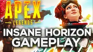 INSANE HORIZON GAMEPLAY Apex Legends Season 7...(Best Legend)