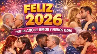 Feliz 2026. Por un a&ntilde;o de besos mucho amor y menos odio