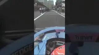 Esteban Ocon comes to pitlane full of photographers #baku #pitlane #f1 #azerbaijangp
