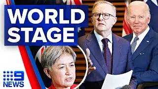 Prime Minister Anthony Albanese warmly welcomed at Quad meeting in Japan | 9 News Australia
