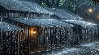 Thunderstorm Sounds for Sleeping🌙The Rain Sounds on Metal Roof💤Soothing Sounds to Relax, Sleep, Heal