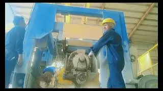 hallow core cutting machine repair and maintenance.replacement of 2 shop bearing .