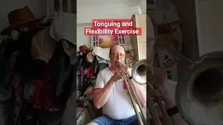 Trombone Quick Tip To Improve Tonguing and Lip Slurs #shorts #exercise #tips #trombone