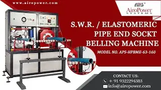 PVC Pipe SWR Pipe Socketing Machine, Offline Socketing for PVC Pipes SWR Type