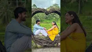 Couple poses for Bali ❤️ #couplegoals #couplepose #cutecouplesstatus #bali #indiancouple #trending