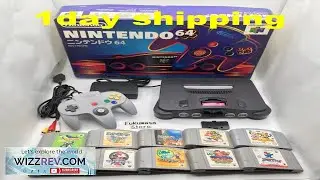 Nintendo 64 Console Black Box Controller Bundle Games N64 Made in Japan