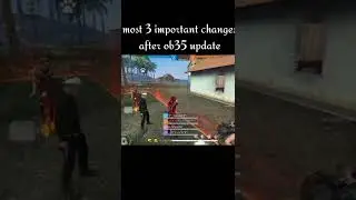 most 3 unique change after ob35 update😮 #ob35updateinfreefire #freefireshorts update that can't....🥺