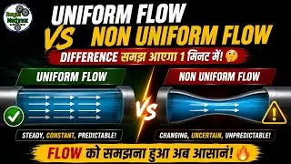 UNIFORM FLOW and NON-UNIFORM FLOW ||#mechanical ||@Royal_Mechnoz||