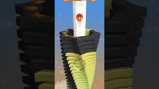 Unstoppable Stack Ball Run | Level 443 Perfect Smash 💥#stackballgame