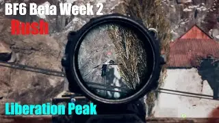 Battlefield 6 Beta Week 2 Rush gameplay on Liberation Peak