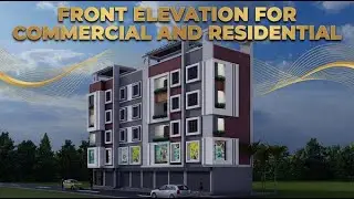 Modern Commercial House Design with Floor Plan | Architectural Walkthrough & Layout Ideas