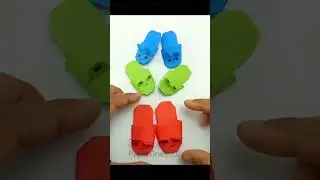 How to Make Paper Slippers #shorts