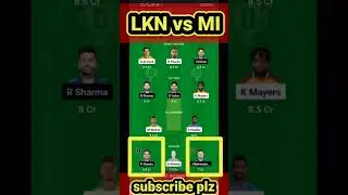 Dream11 Team|| LKN vs MI Today Match Prediction|| #shorts #viral #ipl2023