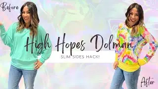 Hacking The High Hopes Dolman Pattern To Have Slim Sleeves!