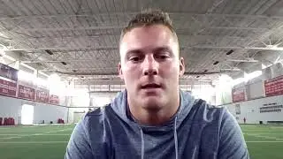 Pete Werner of the Ohio State Buckeyes discusses his Pro Day performance