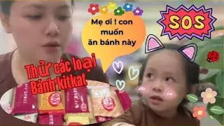 Lần đầu thử các loại bánh #kitkat nội địa Nhật#010  