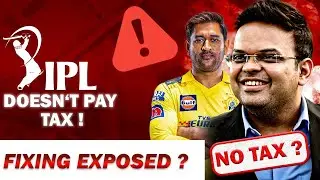 IPL Pays ZERO Tax | Does BCCI Fix Matches ? I India Unsaid