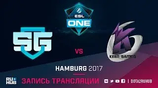 SG-eSports vs Keen Gaming, ESL One Hamburg, game 1 [v1lat, Dead_Angel]