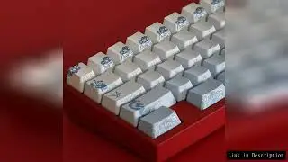 134 Keys Gradient Blue and White Porcelain Keycaps Top Side Backlit Transparent Key Caps PBT OEM Pro