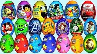 The Surprise Eggs Collection Part 10: Toy Story, Poseidon, Inside Out, Zootopia and Winnie The Pooh