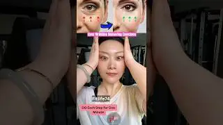 Eyes Wrinkles Removing Exercises || Anti-aging Facial Yoga #eyewrinkles #fit  #facialyoga #shorts