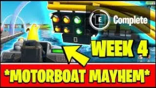 Complete a lap at Motorboat Mayhem Location (Fortnite)