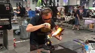Top Glass Blowers At Champs Trade Show in Las Vegas 2/28/19