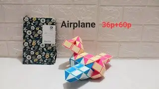 COMBINATION OF 2 SNAKE CUBE (Magic Snake 60 & Magic Snake 36) - Airplane