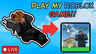 I MADE A ROBLOX GAME, PLAY IT!! 🎮 | LIVE 🔴