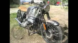 BMW R100 Brat custom by MAN Motorcycles & bike Start up
