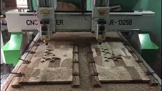 Double Head CNC Router Machine #Doubleheadcncrouter #wooddesinecnc #cncmachineininidia #chinacnc