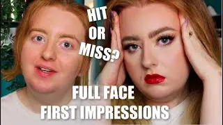 FULL FACE FIRST IMPRESSIONS! URBAN DECAY, LANCOME, CYO & MORE! | KYRIELLELARA
