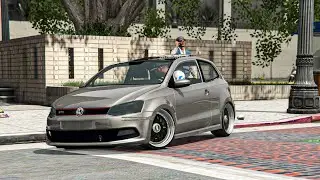 GTA 5 Mzansi Real Life Mods - Uptown Bank Heist With Stance VW Polo GTI