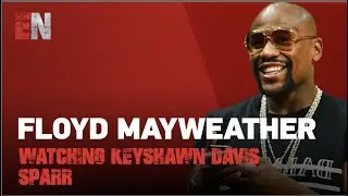 Watch Floyd Mayweather Watching Keyshawn Davis Sparr? | EsNews Boxing