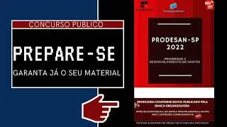 Apostila Prodesan SP Engenheiro Pleno 2022