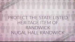 THE NSW STATE HERITAGE REGISTER ITEM LISTING NO.00173 NUGAL HALL RANDWICK
