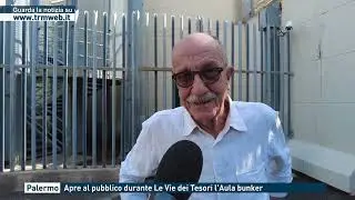Palermo - Apre al pubblico durante Le Vie dei Tesori l'Aula bunker