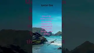 Ionia Sea #shortsvideo #shortwaterfacts #education #learning #shortsfeed #life #water #fact